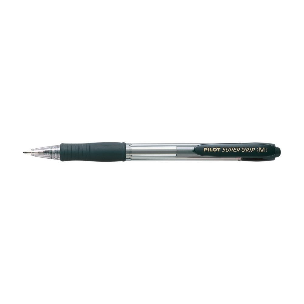 PILOT ΣΤΥΛΟ SUPER GRIP 1.0mm MEDIUM ΜΑΥΡΟ