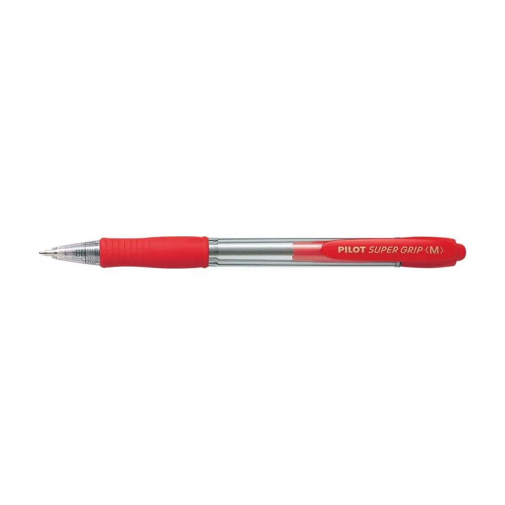 PILOT ΣΤΥΛΟ SUPER GRIP 1.0mm MEDIUM ΚΟΚΚΙΝΟ