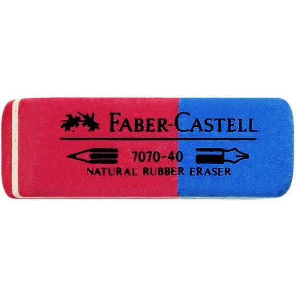 FABER-CASTELL ΓΟΜΟΛΑΣΤΙΧΑ ΔΙΧΡΩΜΗ ΜΕΓΑΛΗ