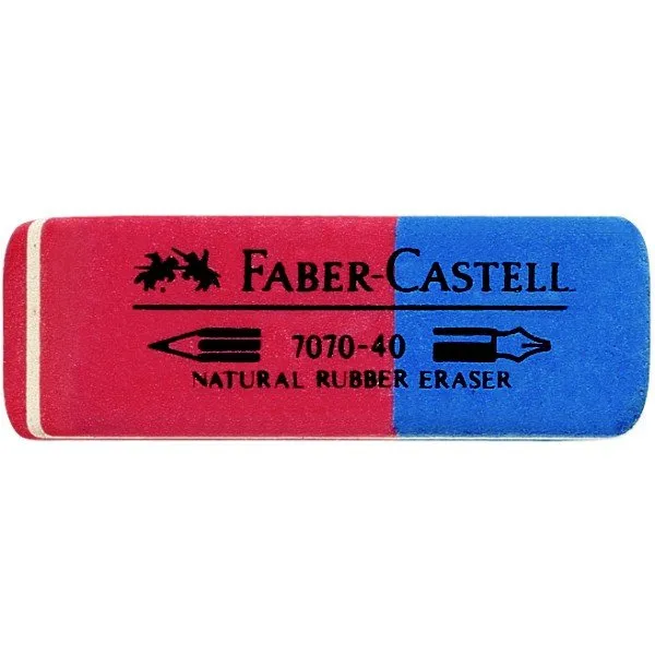 FABER-CASTELL ΓΟΜΟΛΑΣΤΙΧΑ ΔΙΧΡΩΜΗ ΜΕΓΑΛΗ