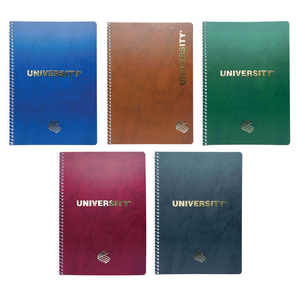 SKAG ΤΕΤΡΑΔΙΟ ΣΠΙΡΑΛ A4 2Θ UNIVERSITY GOLD & SILVER