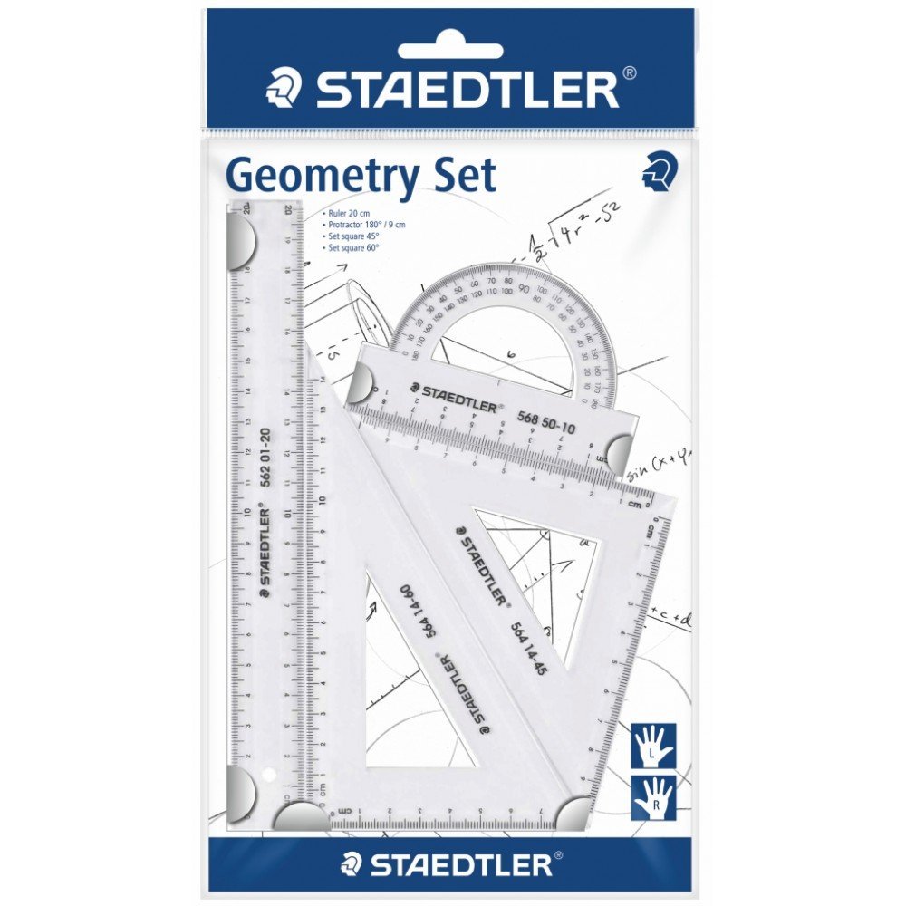 STAEDTLER ΣΕΤ 4 ΓΕΩΜΕΤΡΙΚΩΝ ΟΡΓΑΝΩΝ