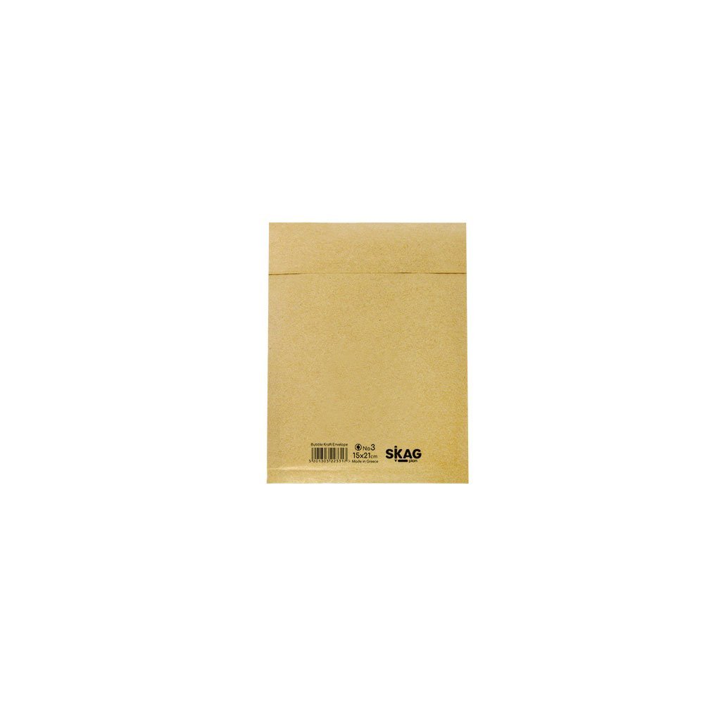 SKAG ΦΑΚΕΛΟΣ KRAFT ΜΕ ΚΥΨΕΛΕΣ ΑΕΡΑ 15Χ21cm N.3