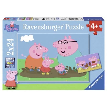 RAVENSBURGER ΠΕΠΠΑ ΤΟ ΓΟΥΡΟΥΝΑΚΙ ΣΕΤ 2 ΠΑΖΛ ΑΠΟ 24 ΚΟΜΜΑΤΙΑ