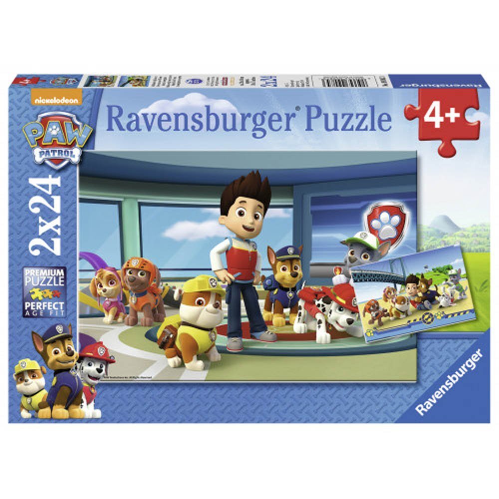 RAVENSBURGER PAW PATROL ΣΕΤ 2 ΠΑΖΛ ΑΠΟ 24 ΚΟΜΜΑΤΙΑ