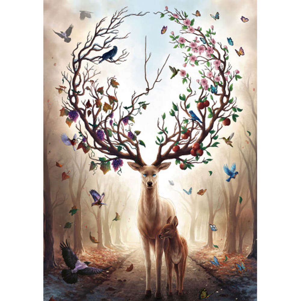 RAVENSBURGER JOJOES ART ΜΑΓΙΚΑ ΕΛΑΦΙΑ 1000 ΚΟΜΜΑΤΙΑ - Image 2