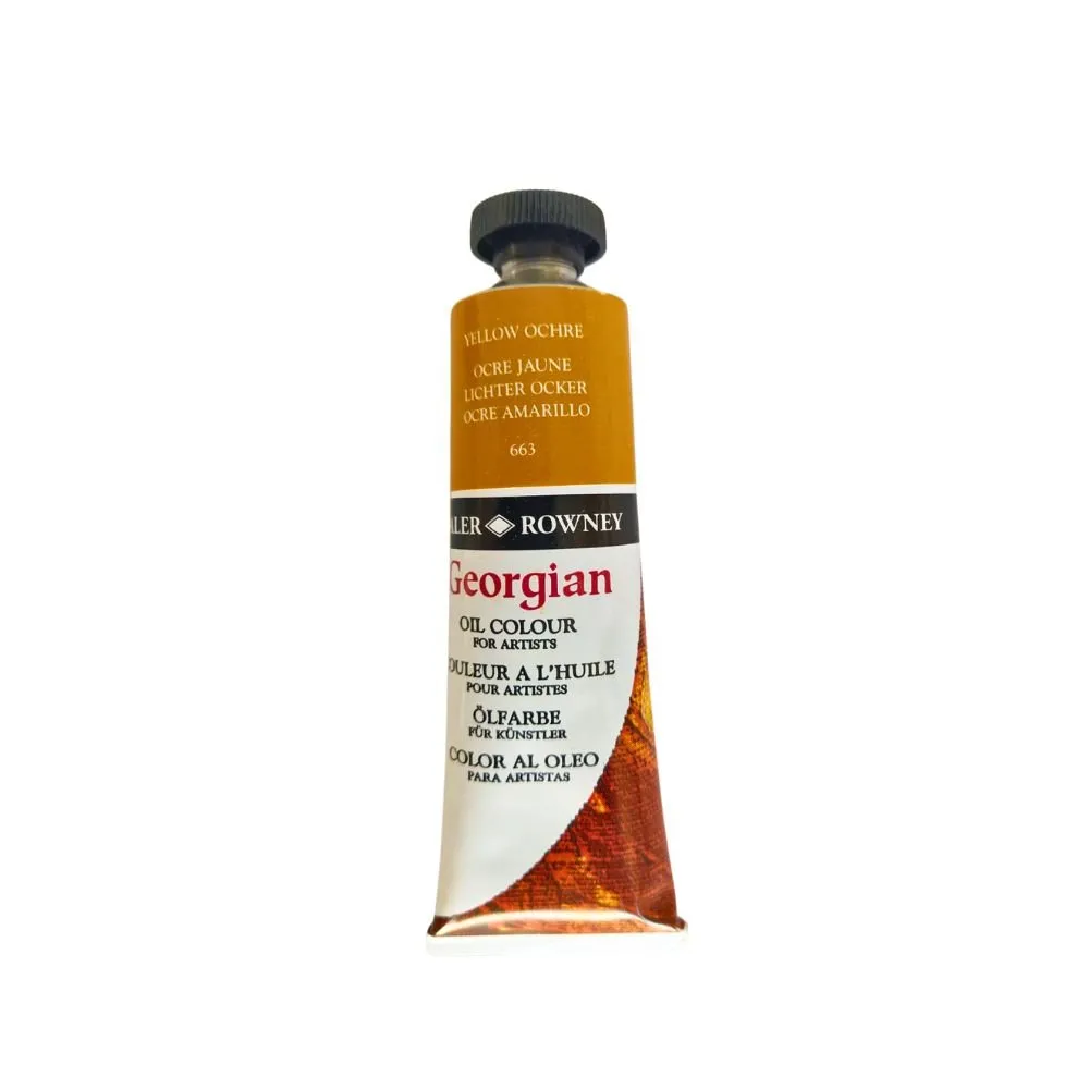 DALER-ROWNEY GEORGIAN ΧΡΩΜΑΤΑ ΛΑΔΙΟΥ 38ml PERMANENT YELLOW OCHRE No 663