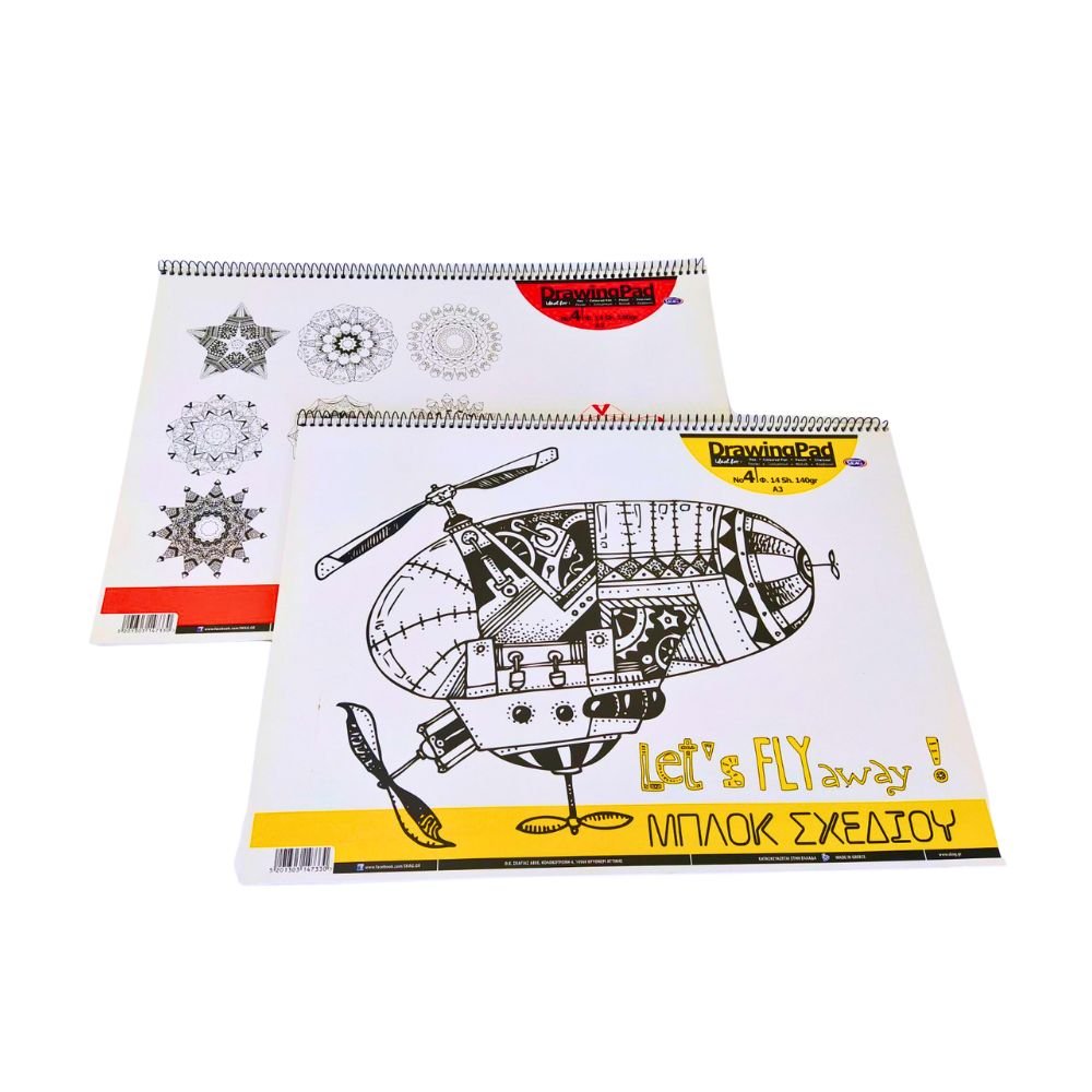SKAG ΜΠΛΟΚ ΕΛΕΥΘΕΡΟΥ ΣΧΕΔΙΟΥ Νο4 A3 30X42cm 140gr