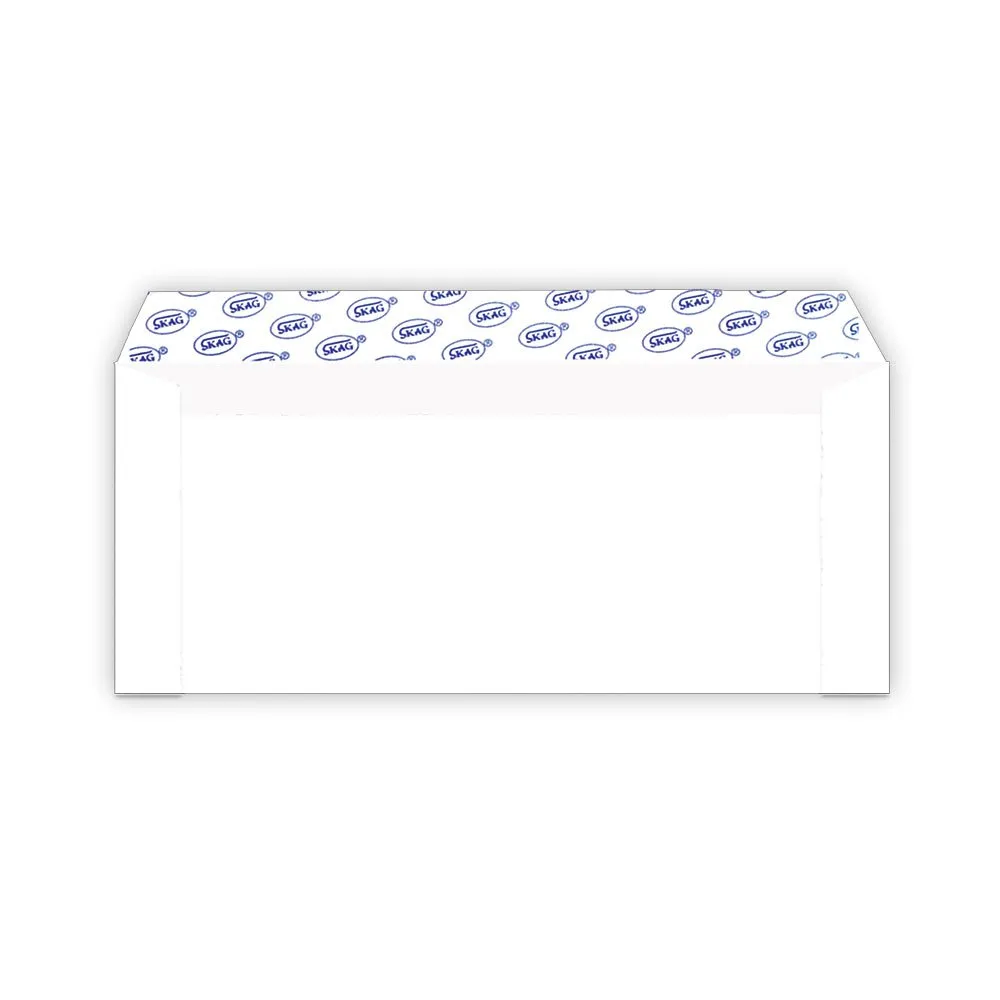 SKAG ΦΑΚΕΛΑ ΛΕΥΚΑ ΑΥΤΟΚΟΛΛΗΤΑ ΚΑΡΡΕ 11.4x23cm Νο 19/90