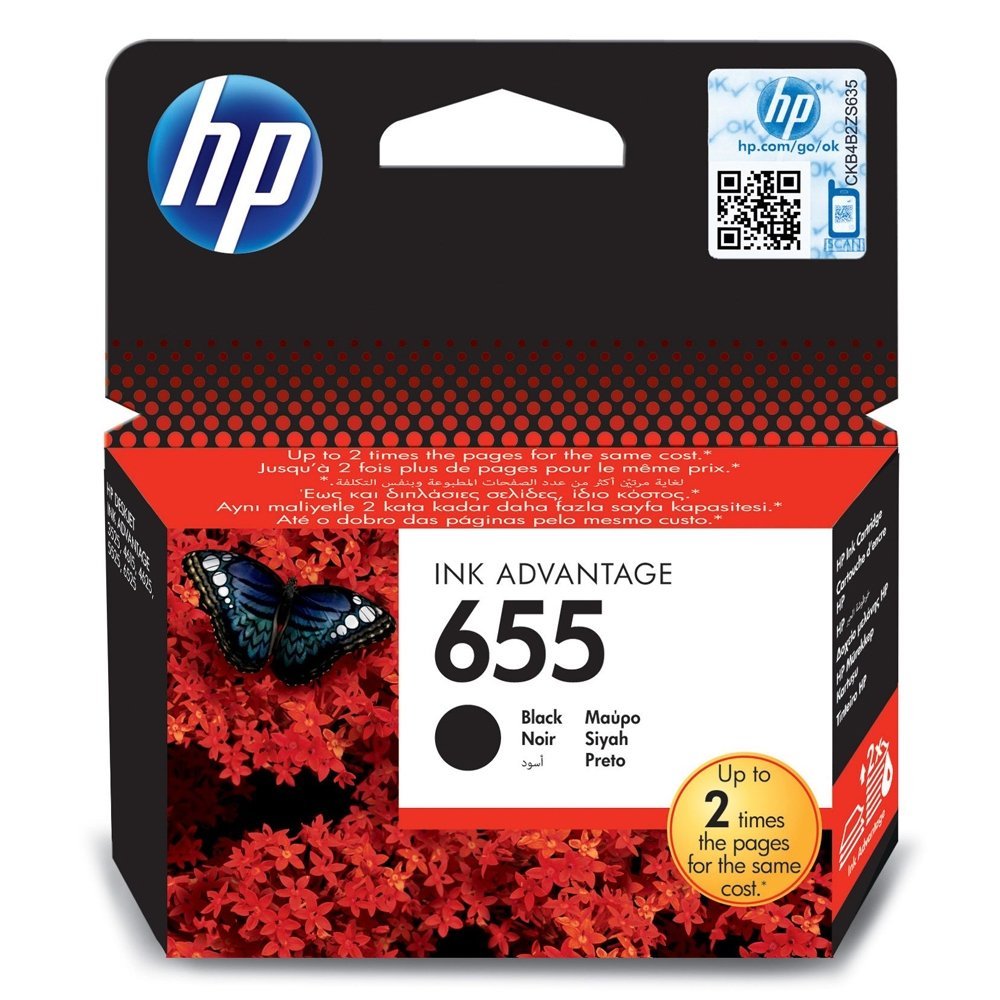 HP ΜΕΛΑΝΙ INKJET Nο 655 BLACK