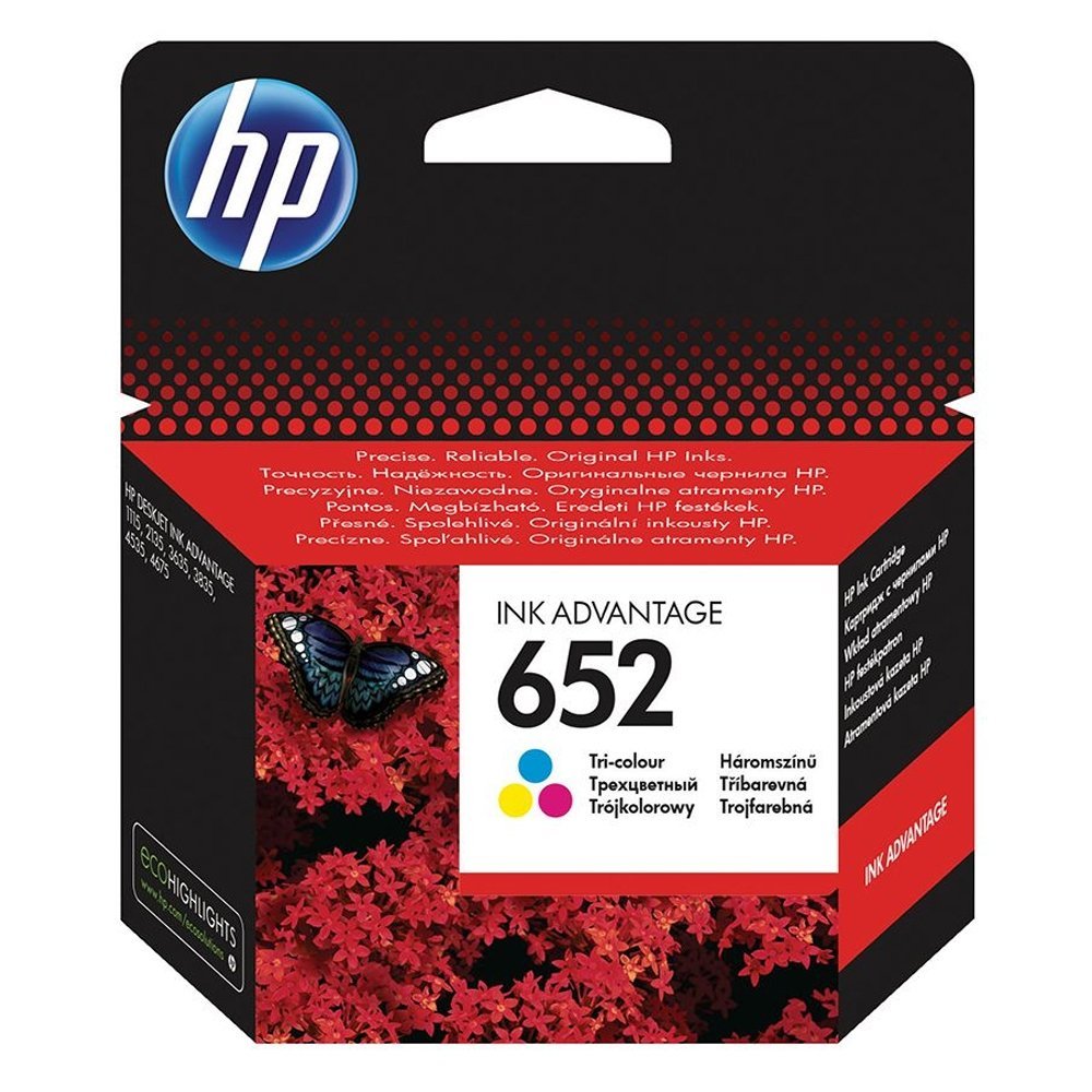 HP ΜΕΛΑΝΙ INKJET Nο 652 COLOR