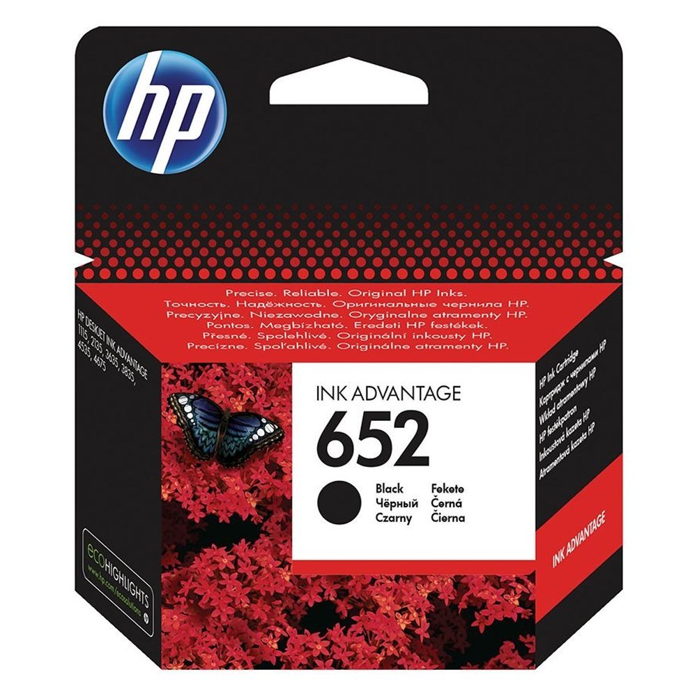 HP ΜΕΛΑΝΙ INKJET Nο 652 BLACK
