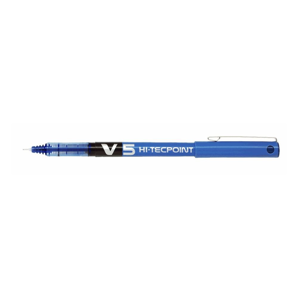 PILOT ΣΤΥΛΟ ΥΓΡΗΣ ΜΕΛΑΝΗΣ V5 HI-TECPOINT 0.5mm ΜΠΛΕ