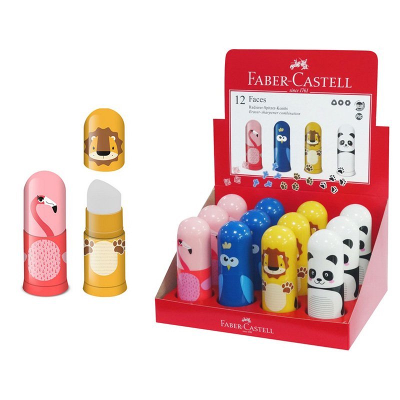 FABER CASTELL ΞΥΣΤΡΑ FACES ΜΟΝH ΜΕ ΓΟΜΑ